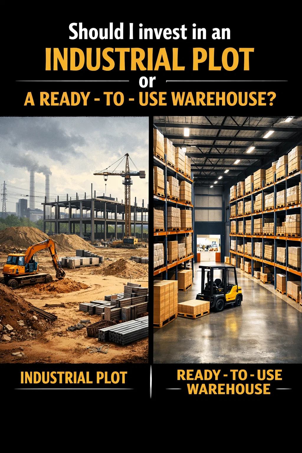 Industrial Plot vs Warehouse Investment