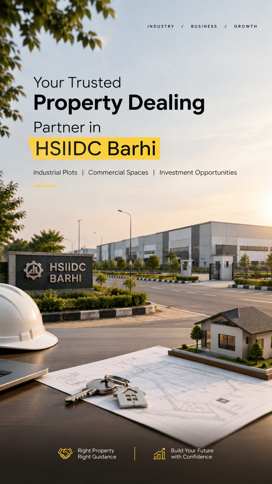 Property dealer in HSIIDC barhi