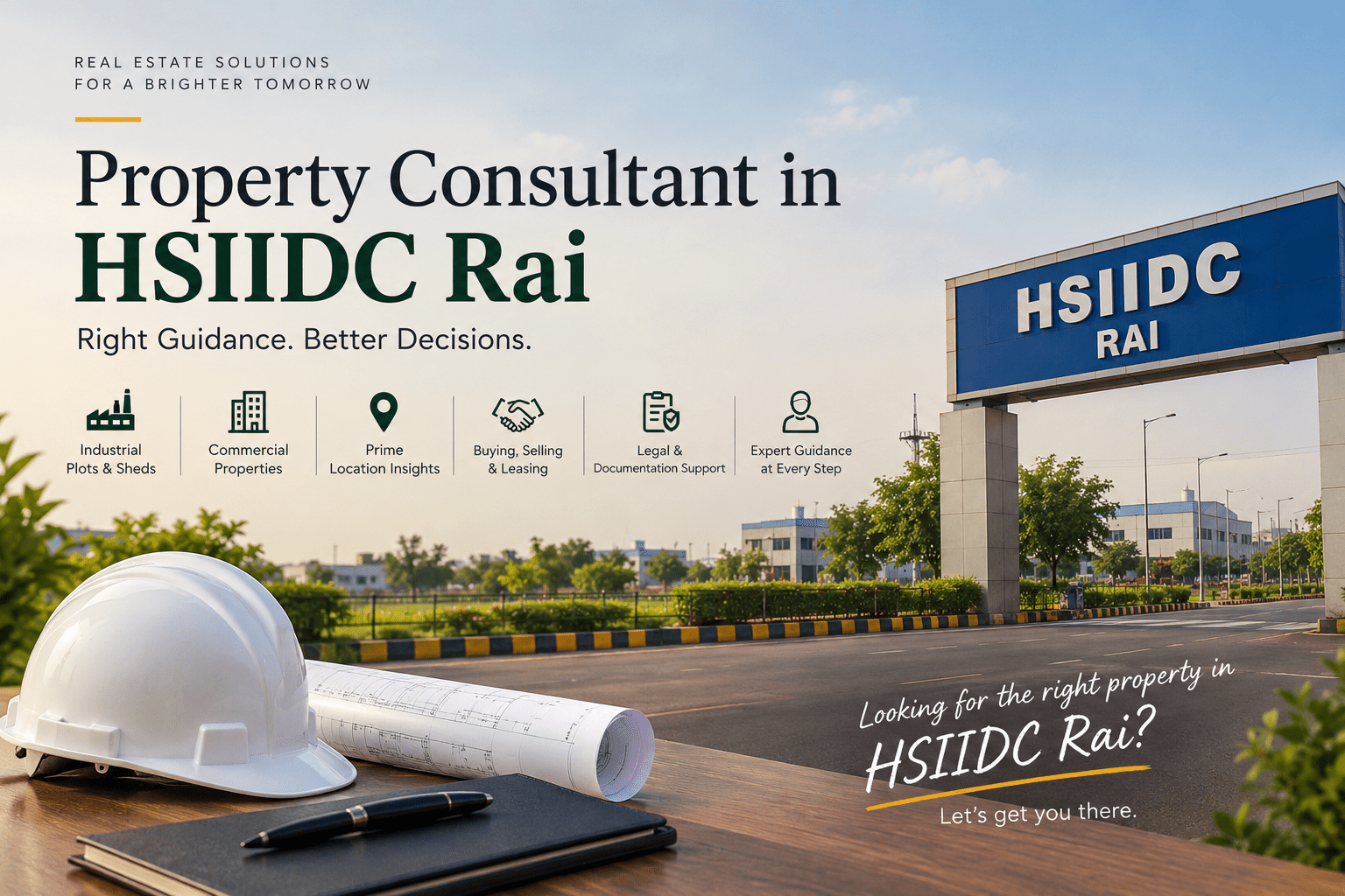 property consultant in HSIIDC rai